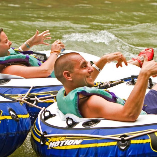 Jungle river tubing experience